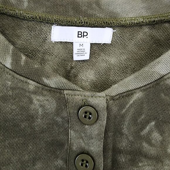 BP. Green Tie Dye Top Medium - Picture 4 of 6